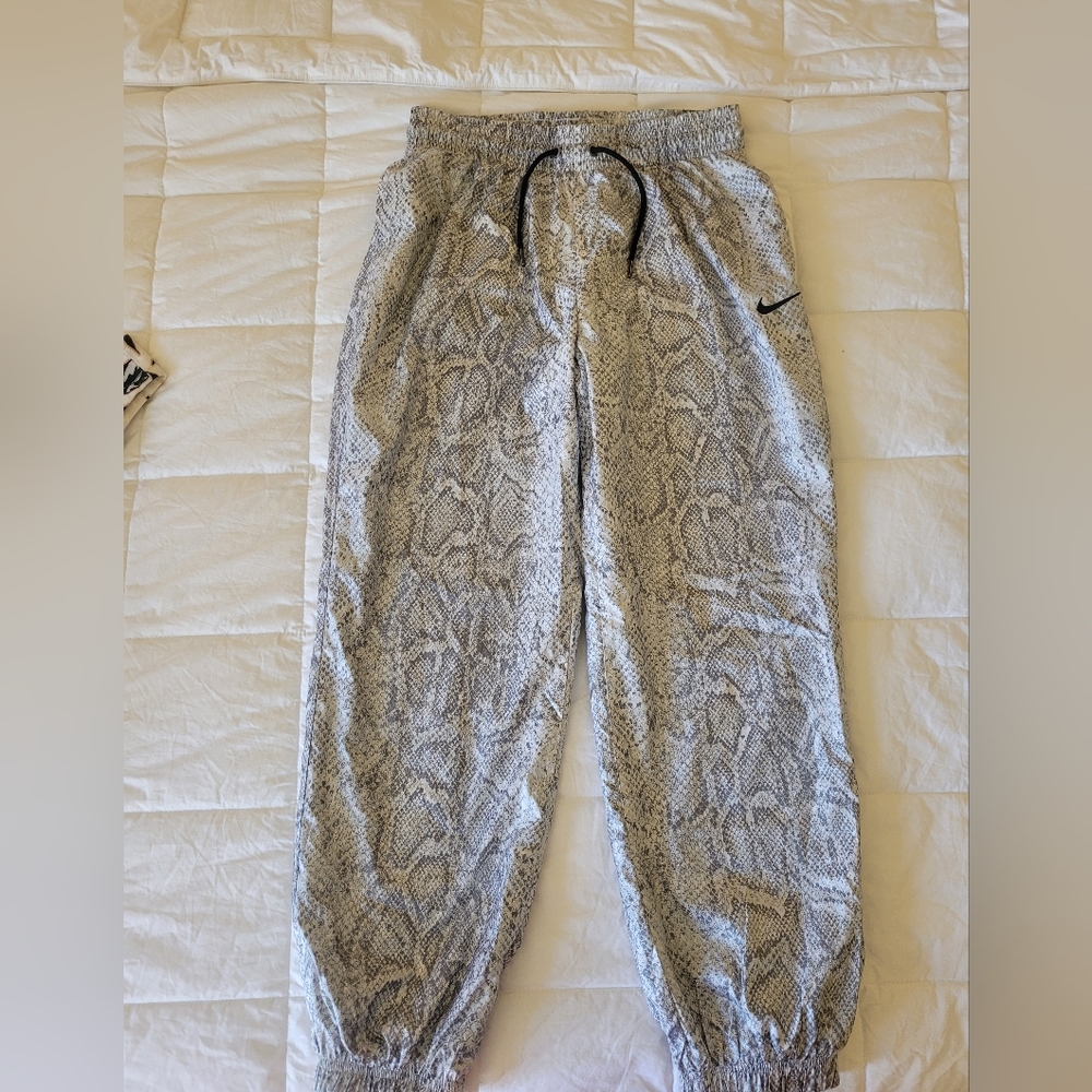 Nike joggers size small snake skin pattern